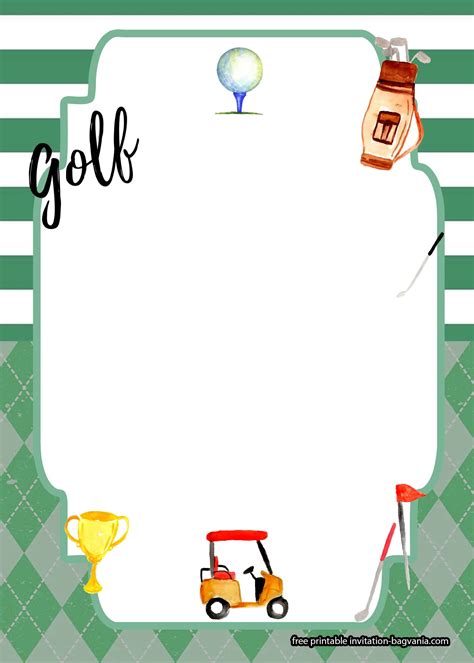 Free Printable Golf Birthday Invitations - Printable Templates