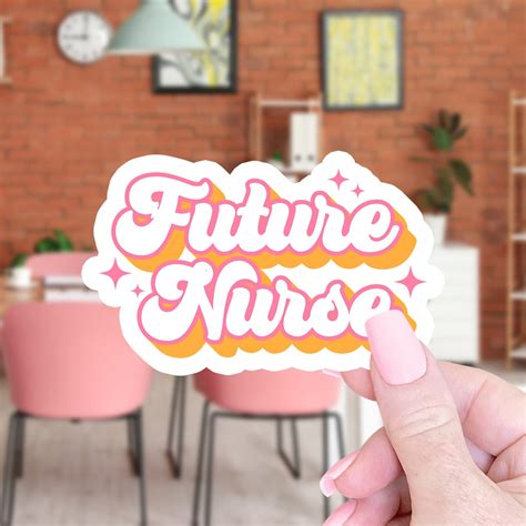 Future Nurse Sticker T Nursing Student Laptop Sticker Nursing