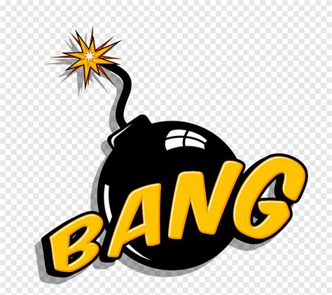 Free Cartoon S Bang Signage Png PNGEgg