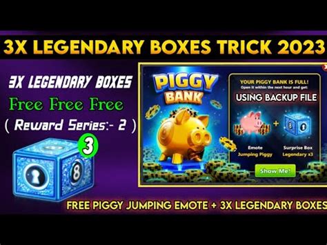 Free X Legendary Boxes Piggy Bank Emote Tr Ck By Ayaz Bp Yt