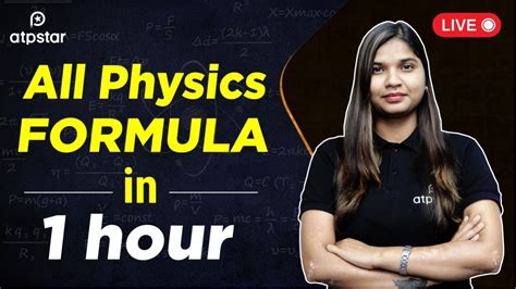 Revise All Formulas In 1 Hour Physics Class 10th Iit Jee Atp