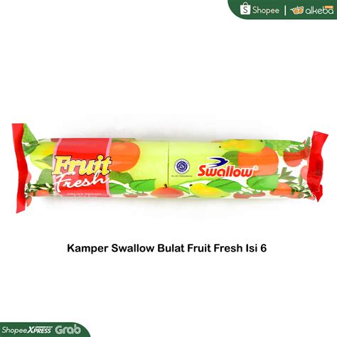 Jual Kamper Swallow Fruit Fresh Kapur Barus Toilet Wangi Buah Isi 6