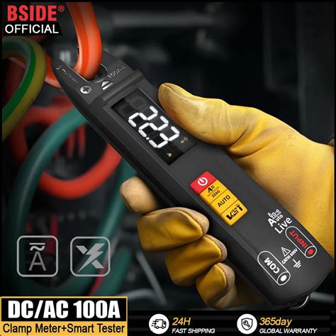 BSIDE Digital Clamp Meter Alicate Amper Metro Inteligente T RMS