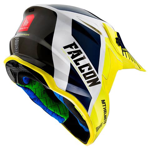 Casco Mt Falcon Warrior Amarillo Brillo V Cascos