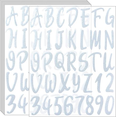 Amazon Waynoda Glitter Alphabet Letter Stickers 360 Pieces 10