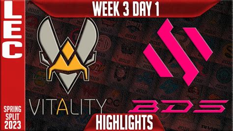 Vit Vs Bds Highlights Lec Spring W D Team Vitality Vs Team