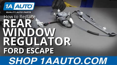 How To Replace Rear Window Regulator Ford Escape Youtube