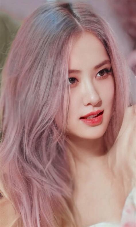 Pin By Dite On 로제ღ RosÉ Blackpink Rose Pink Hair Blackpink