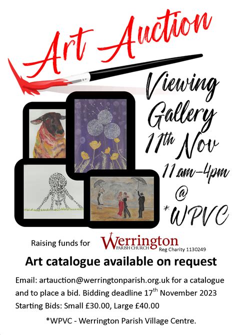 Art Auction - Werrington Parish Church