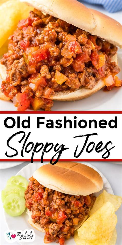 Classic Old Fashioned Sloppy Joes Recipe