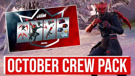 NEW RED CLAW FORTNITE OCTOBER CREW PACK BUNDLE Full Gameplay Review