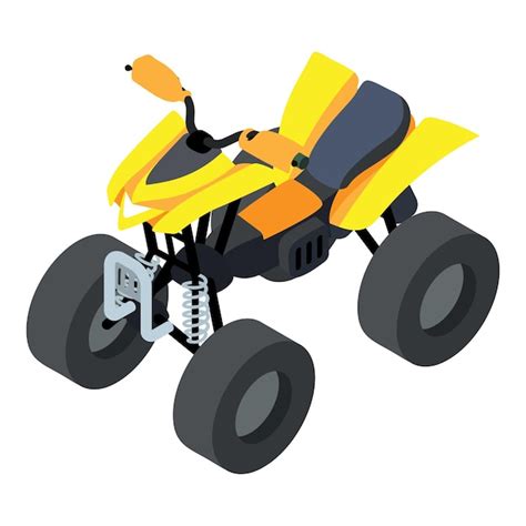 Premium Vector Racing Quad Bike Icon Isometric Of Racing Quad Bike