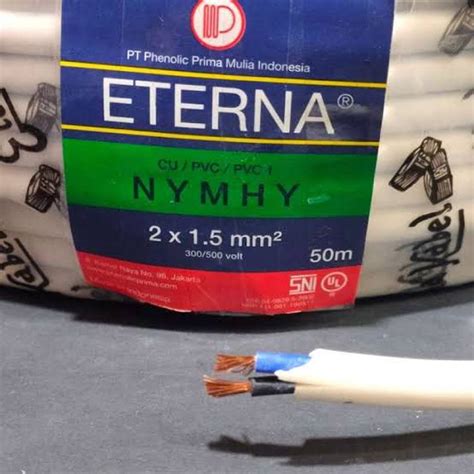 Kabel Serabut Eterna NYMHY 2 X1 5 Mm