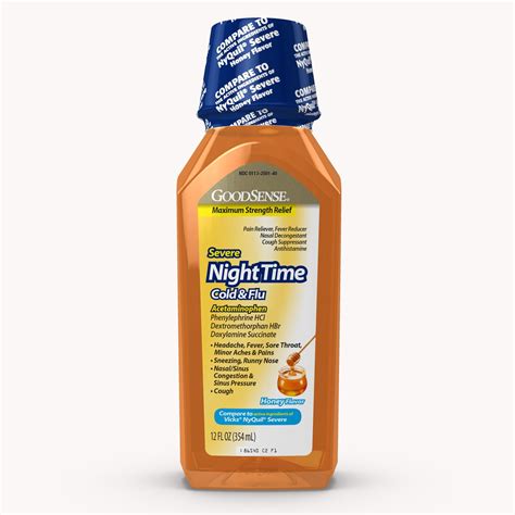 Amazon.com: Theraflu Nighttime Severe Cold Relief Honey Lemon Flavor