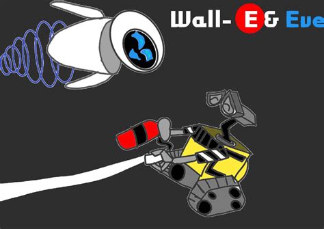 wall-E and Eve by elecimage568 on DeviantArt