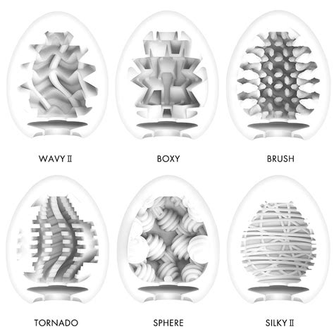 Tenga Egg Variety Pack New Standard Pleasure Items For Men Tenga