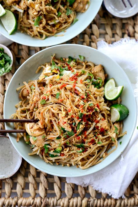 Easy Chicken Pad Thai Recipe Simply Scratch