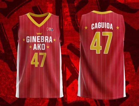 Ginebra San Miguel Caguioa Red Stripe Full Sublimation Jersey