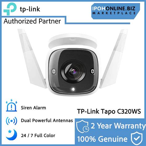 Tp Link Tapo C Ws Mp Outdoor Security Wi Fi Ip Cctv Camera Full