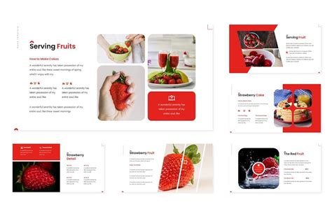 Strawberry - Powerpoint Template - Design Template Place