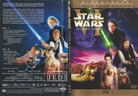 Return Of The Jedi Dvd Disc Set Limited Edition Widescreen