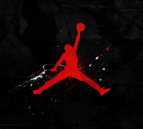 A Collection Of Work By Mike Orduña Jordan Logo Wallpaper Black