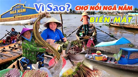 Bất ngờ CHỢ NỔI NGÃ NĂM, Sóc Trăng biến mất - Đông vui tấp nập Chợ trên ...