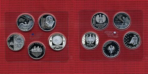 Bundesrepublik Deutschland X Euro Silber Aus Set Deutschland Euro