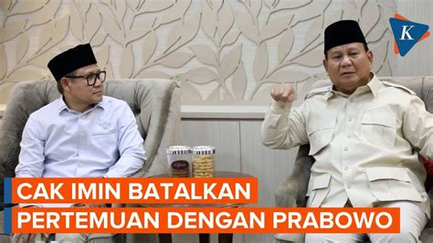 Terima Ajakan Anies Jadi Cawapres Cak Imin Batalkan Pertemuan Dengan