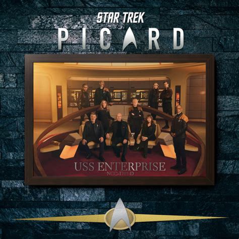 Star Trek Picard Premium Framed Horizontal Poster | VikingWarriorDesign