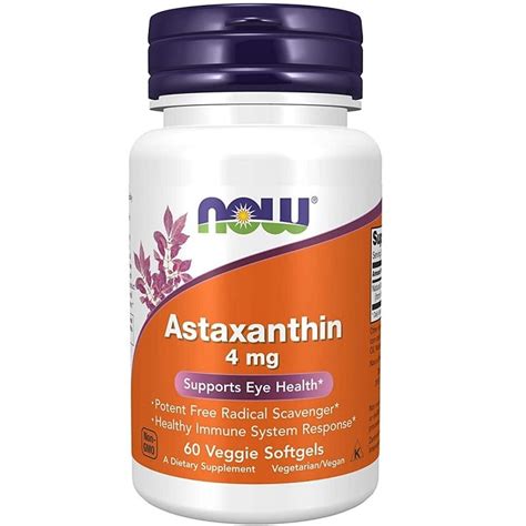 Now Astaxanthin 4mg kapszula 60db rendelése a VitaminBolt net