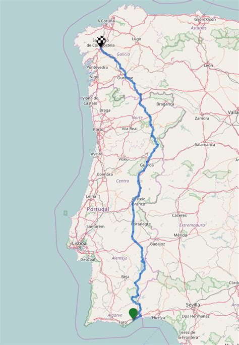 Le Chemin De Tavira à Compostelle Portugal Par Radiocamino