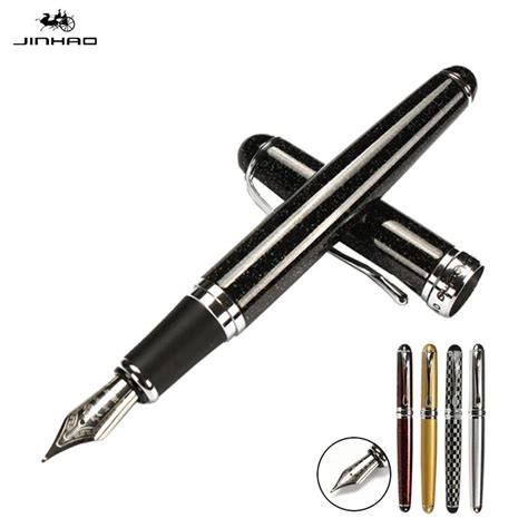 Jinhao Pluma Estilogr Fica De Metal Con Clip Plateado De Estilo Cl Sico