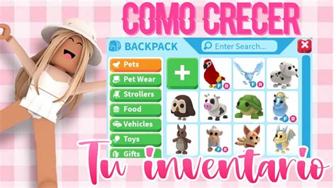 COMO CRECER TU INVENTARIO ADOPT ME ROBLOX YouTube