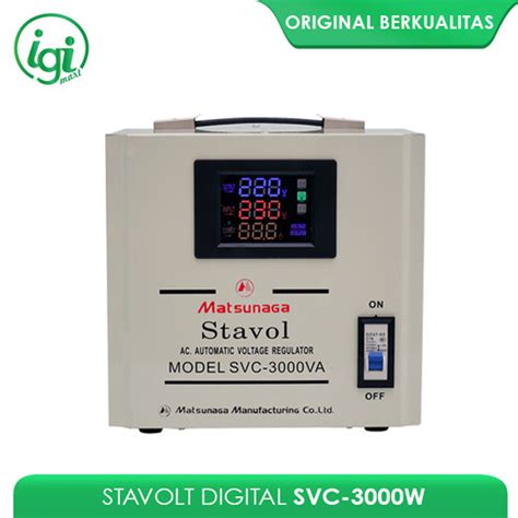 Jual Stavolt Svc Digital W Matsunaga Stavol Stabilizer Listrik