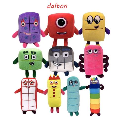 Dalton Numberblocks Pluszowa Zabawka Dla Dzieci Prezent Filmy TV