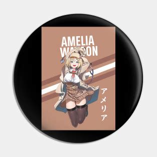 Amelia Watson Hololive Pins And Buttons For Sale TeePublic