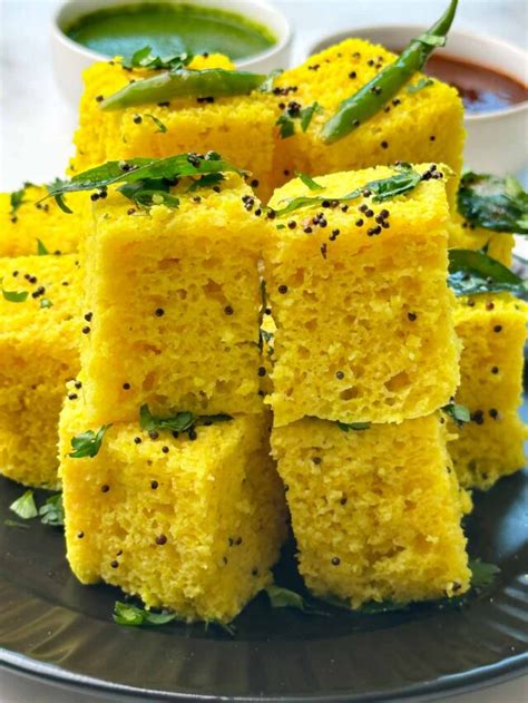 Khaman Dhokla Recipe Soft And Spongy Indian Veggie Delight