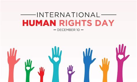 Premium Vector Human Rights Day Is Observed Every Year On December 10