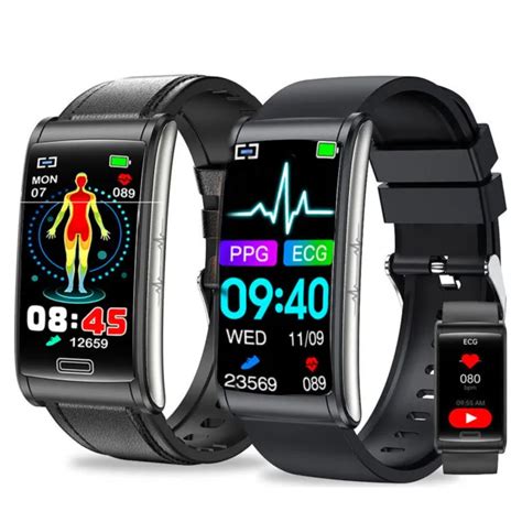 Ecg Smart Watch Heart Rate Body Temperature Monitor Sports Fitness