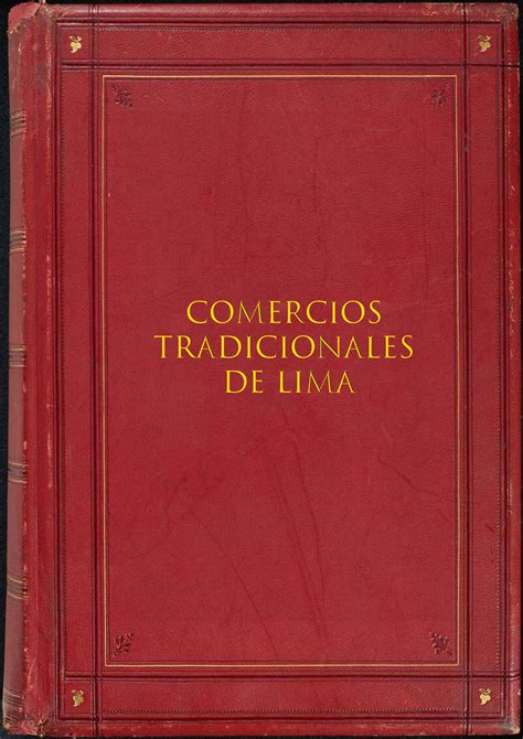 Comercios Tradicionales Del Centro Hist Rico De Lima By Publicaciones