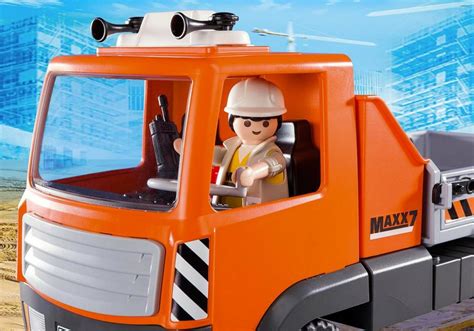 Playmobil City Action 6861 Pas Cher Camion De Chantier