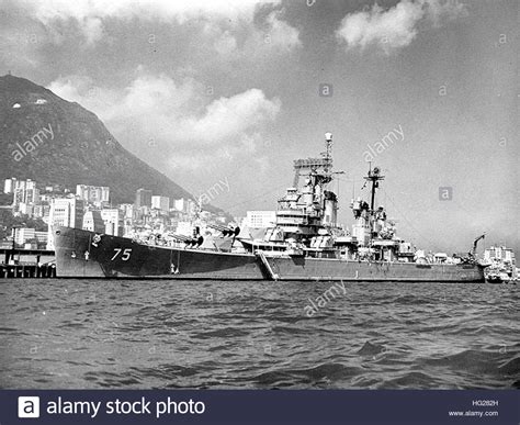 Uss Helena Ca 75 At Hong Kong In 1961 62 Official Us Navy