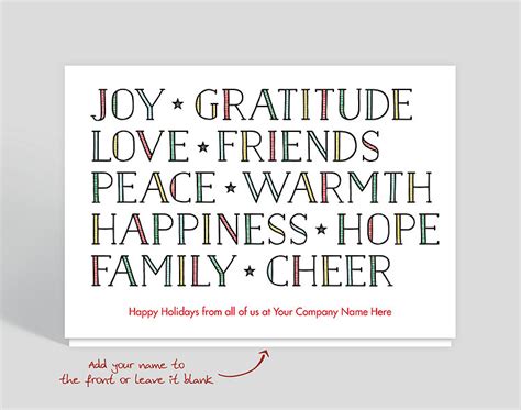 Happy Holidays Card Sayings