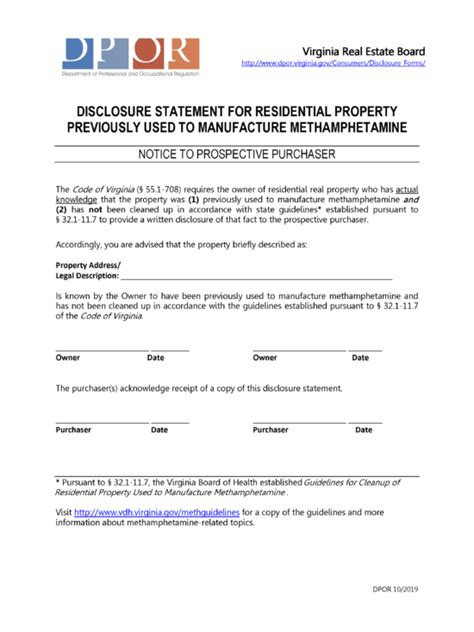 Free Virginia Residential Purchase And Sale Agreement Pdf Word