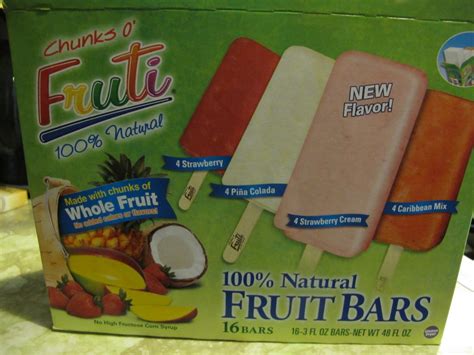 Natural Chunks O' Fruti Fruit Bars - A Healthy Snack Alternative