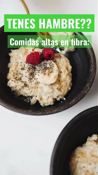 Comidas Altas En Fibras Para Comer Cuando Tenes Hambre Youtube