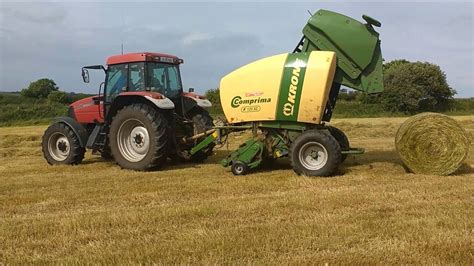 Silage 2016 Baling Carting And Wrapping Bales Gopro Youtube