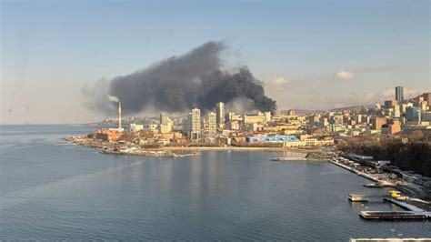 Вы видели какой дым — пожар во Владивостоке — живописное эксклюзивное видео — Новости