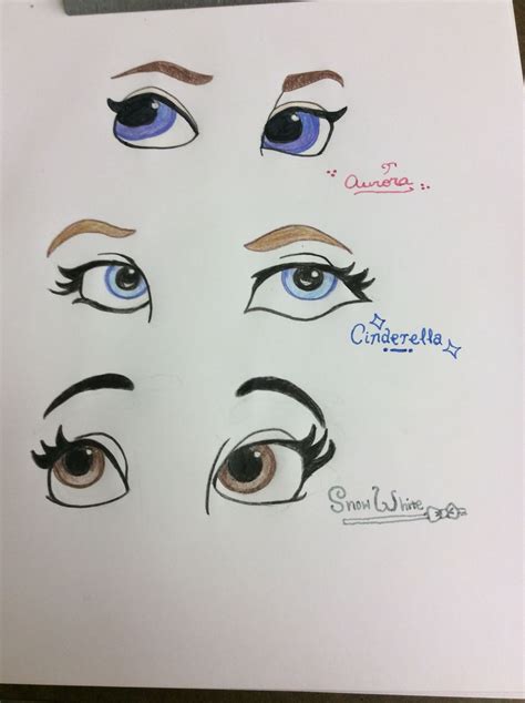 Disney Princess Eyes part 1 by Ariana S :) should I draw Disney Animal ...